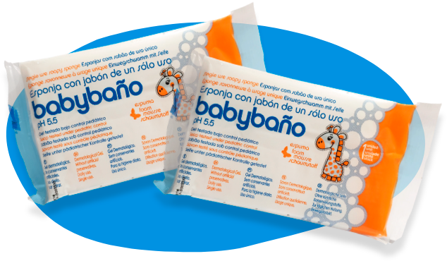 BabyBaño - Esponja con jabón